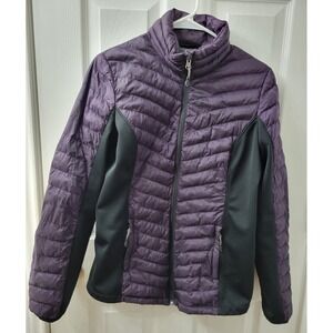 32 Degree Heat Puffer Jacket Women Size Small Dark‎ Purple Excellent Condition